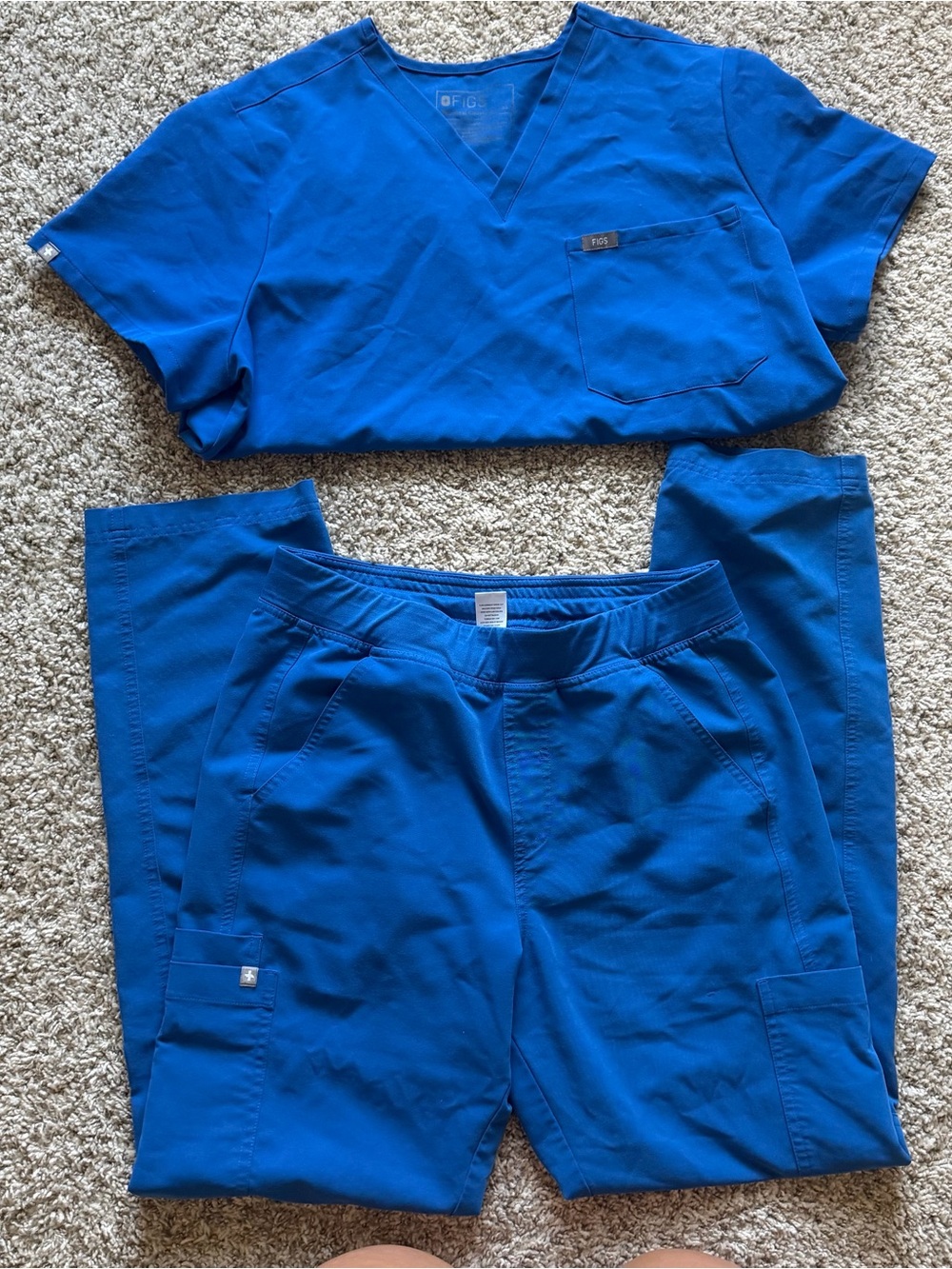 Figs Royal Blue Women’s Scrub Set